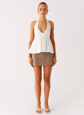 Sigala Halter Top - White